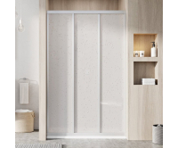 ASDP3-100/198 sprchové dveře satin/transparent, 00VA0UR2Z1, Ravak