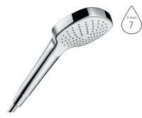 Croma Select E 1jet ruční sprcha EcoSmart 7 l/min, bílá/chrom, 26816400, Hansgrohe