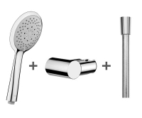 Cubito-N sprchový set - ruční sprcha kulatá 4 funkce,držák, hadice 170 cm, H3651X00043621, JIKA