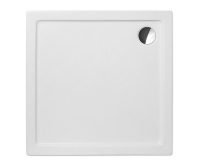 Flat Kvadro čtverec vanička akrylátová 100 x 100 x 5 cm, bílá