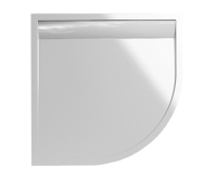 ILA vanička z litého mramoru WIR s hliníkovým krytem 100 x 100 cm bílá/bílý kryt, WIR551000404, Ronal