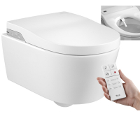 In-Wash Inspira klozet závěsný Rimless se sprchovacími funkcemi, bílý, A803060001, Roca