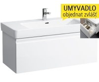 Laufen Pro S skříňka s 1 zásuvkou pod umyvadlo 105 x 46 cm bílá/lesk, H4835510964751, Laufen