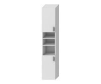 Lyra skříňka vysoká 32 x 170 x 25,1 cm, 6 polic, 2 levé/pravé dveře, bílá, H4519714323001, JIKA