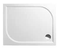 Rectan-M vanička z litého mramoru 100 x 80 x 3 cm, bílá, 8000166, Roth