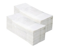 Ručníky papírové jednotlivé PZ93.1 100% celuloza 2860ks, bílé, PZ93.1, Merida