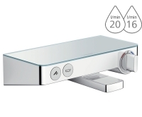 ShowerTablet Select 300 vanový termostat bílá/chrom, 13151400, Hansgrohe