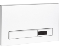 SLW 02A Automatický splachovač WC pro montážní rám SLR 21, 24V DC, bílé tlačítko, 04026, Sanela