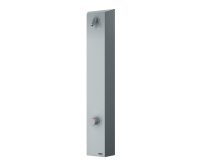 SLZA 21T Nerezový sprchový nástěnný panel bez piezo tlačítka, s termostatem, 88216, Sanela