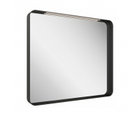Strip I 800 zrcadlo s osvětlením černé 800x700x65m, X000001571, Ravak