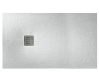 Terran vanička z litého mramoru obdelníková 200 x 100 x 3,1 cm bílá, AP1017D03E801100, Roca