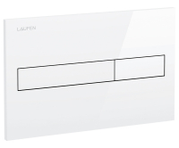 Tlačítko ovládací Laufen AW1 Dual Flush bílé, H8956610000001, Laufen