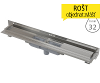 Žlab podlahový APZ1104 Flexible LOW pro perforovaný rošt 950 mm, spodní odtok 40 mm, APZ1104-950, Alcadrain