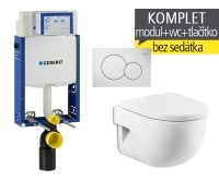 Závěsný WC komplet T-05 Kombifix Eco + Meridian Compact klozet závěsný 48 cm, T-05 RMC