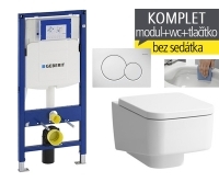 Závěsný WC komplet T-06 Duofix + Laufen Pro S RIMLESS klozet závěsný 53 cm, T-06 LPS R
