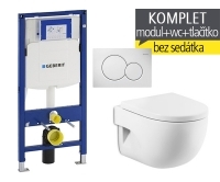 Závěsný WC komplet T-06 Duofix + Meridian Compact klozet závěsný 48 cm, T-06 RMC