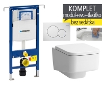 Závěsný WC komplet T-07 Duofix Special + Laufen Pro S RIMLESS klozet závěsný 53 cm, T-07 LPS R, Geberit