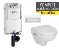 Závěsný WC komplet T-10 JIKA pro zazdění + Lyra plus Compact klozet závěsný 49 cm, T-10 JLC, JIKA