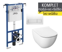 Závěsný WC komplet T-12 JIKA do bytových jader + Mio-N klozet závěsný 53 cm, T-12 JMN, JIKA