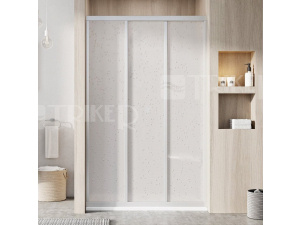 ASDP3-110/198 sprchové dveře satin/transparent