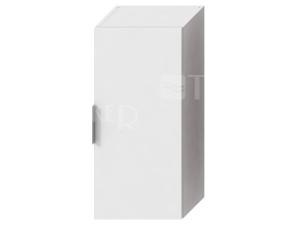 Cube skříňka střední 34,5 x 75 x 25 cm bílá, úchytka chrom
