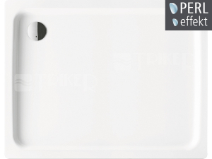 Duschplan vanička ocelová 100 x 120 x 6,5 cm 421-1, bílá + Perl-Effekt