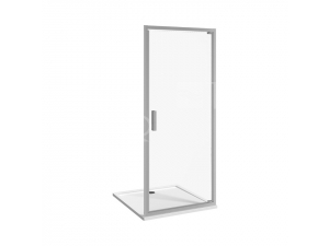 Nion pivotové dveře jednokřídlé  900 stříbro/trans