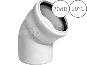 SKB koleno odpadní dB20 15° 58mm