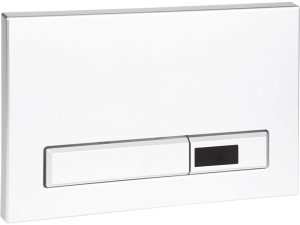 SLW 02A Automatický splachovač WC pro montážní rám SLR 21, 24V DC, bílé tlačítko