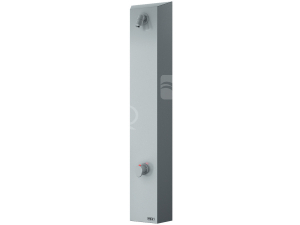 SLZA 21T Nerezový sprchový nástěnný panel bez piezo tlačítka, s termostatem