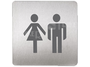SLZN 44AD Piktogram WC muži i ženy 120 x 120 mm