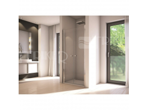 SOL2 dvoukřídlé sprchové dveře 1000/2000 aluchrom/čiré