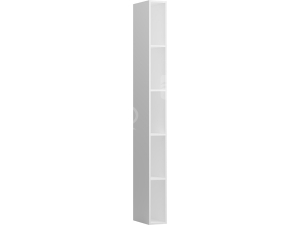 Space skříňka vysoká otevřená 170 x 29,5 x 15 cm, bílá mat