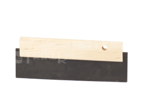 Stěrka dřevěná 20 cm s gumou