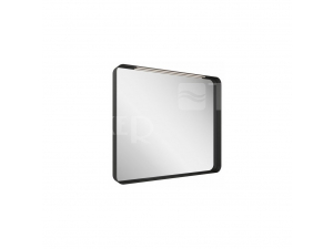 Strip I 600 zrcadlo s osvětlením černé 606x706x65m
