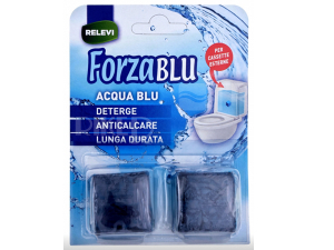 Tableta do WC splachovačů Forza Acqua blu (2ks v balení)