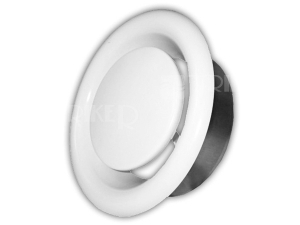 Ventil talířový ANMK-O odtahový 125 mm, bílý
